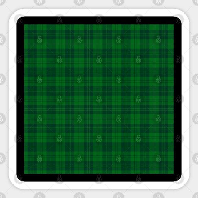 Erskine Hunting Plaid Tartan Scottish Sticker by ScottishShop